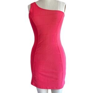 Womens Dress Size Small Pink Bodycon Barbie Girlhood Office Siren Summer Date